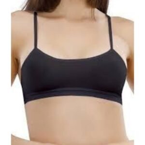 Genç Kız Siyah Ip Askı Alıştırma Sütyen 751